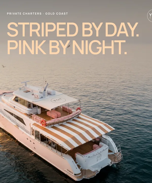 A Pick your YOT poster: Striped by day. Pink by night.